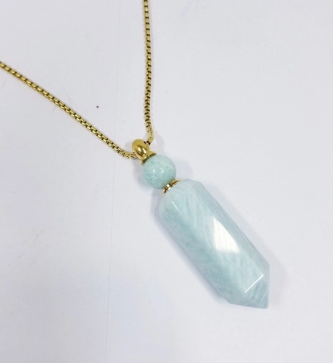 Crystal vial pendant deals