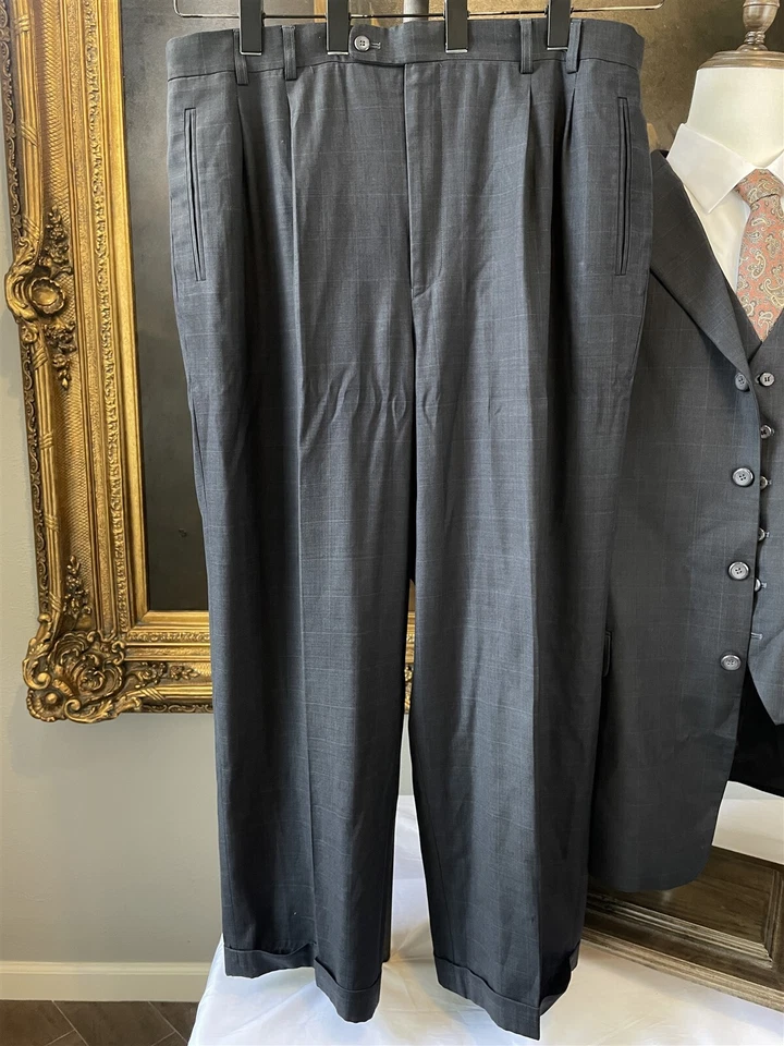 Vitali 50L 40 x 28 3шт темно серый тонкий окно 4Btn костюм жилет - Изображение 2 из 4