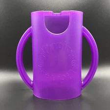 Genuine Flipping Holder 2-in-1 Food / Juice Pouch Holder BPA Free - Purple