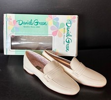 Vintage Antique Daniel Green House Shoes Leather Sole Slippers in Original Box 8