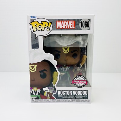 Marvel Comics The New Avengers Funko Pop Doctor Voodoo #1060 with Pop Protector