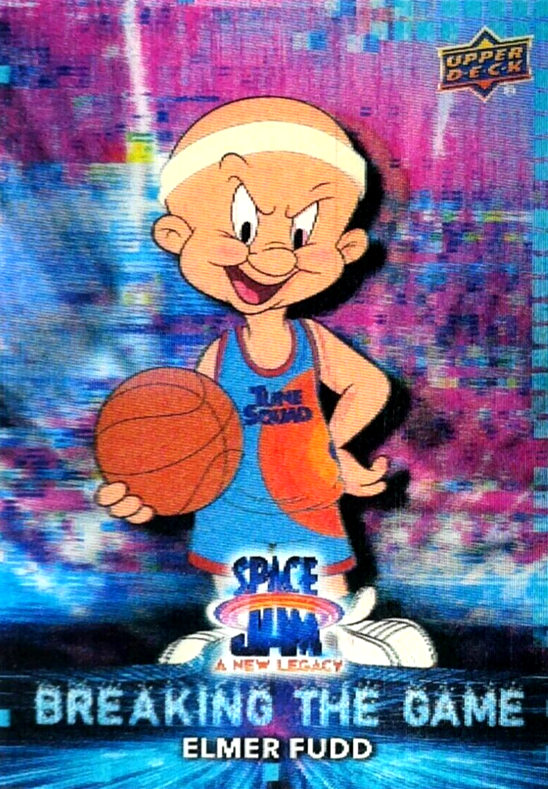 Space Jam Cards Elmer Fudd Breaking The Game Upper Deck 2021 3D3
