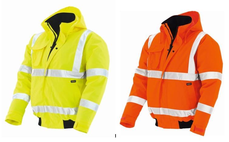 TeXXor Warnschutz Pilotenjacke Whistler – Wasserdicht, Winddicht, Mit Kapuze