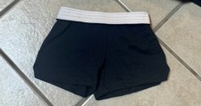 Kids Size XS 4-6 Soffe Brand Black Cheer Dance Soccer Athletic Shorts NWT