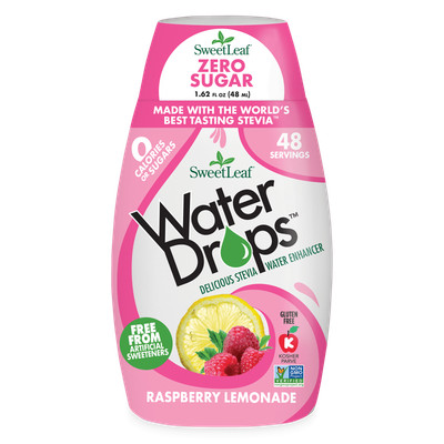 SweetLeaf Drink Mix Stevia Water Sweetener Raspberry Lemonade 1.62 fl oz 3 Pack