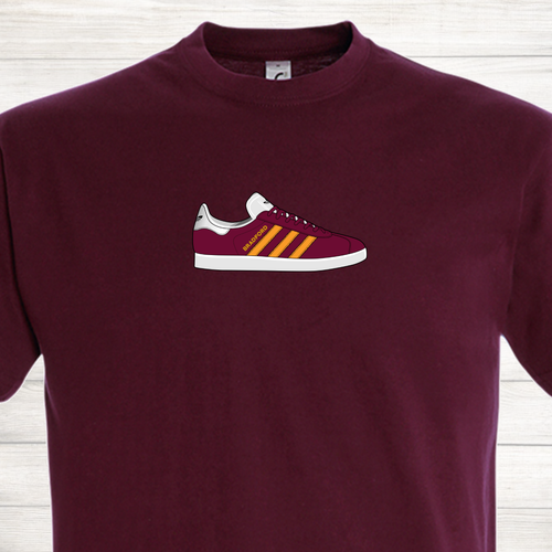 Gazelle Football Bradford City The Bantams BCFC Top Trainer T Shirt - Picture 5 of 15