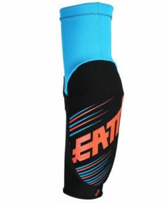 LEATT 3DF 5.0 WEICHE ELLENBOGENSCHUTZ BLAU ORANGE MOTOCROSS MX ENDURO BMX MTB GÜNSTIG