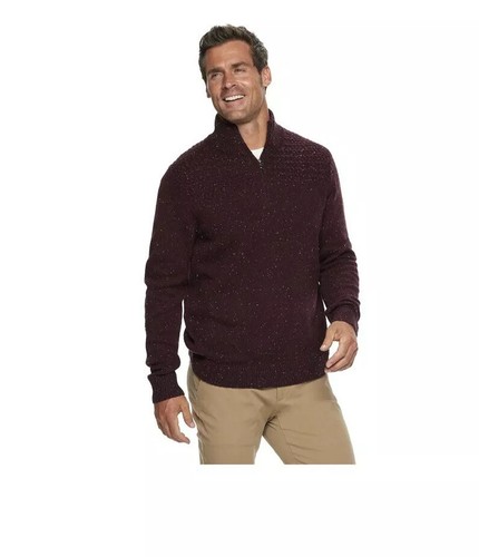 Croft \u0026 Barrow Mens Large Burgundy 