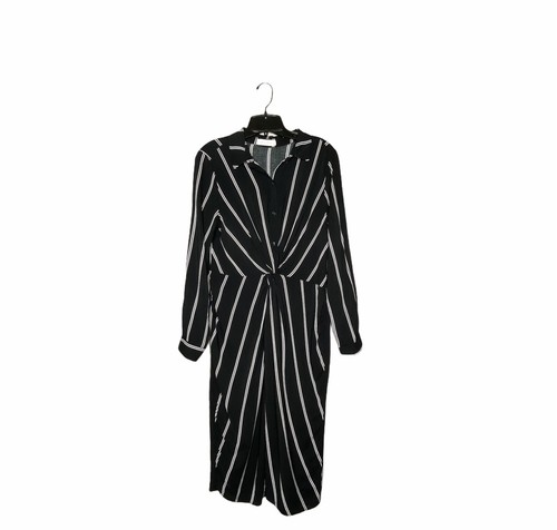 Shirt Dress with White Stripes 