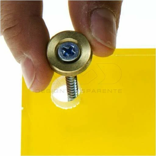 Mensola Cubo cm 35 in plexiglass colorato nero espositore da parete - Immagine 3 di 4