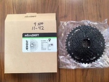 microSHIFT Advent H-Series 9 Speed 11-42T ED Cassette - Black (CS-H09311-42T)