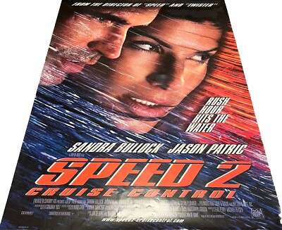 Speed 2 Cruise Control Movie Poster 27x40 Version A Printed in U.S.A Rolled Up