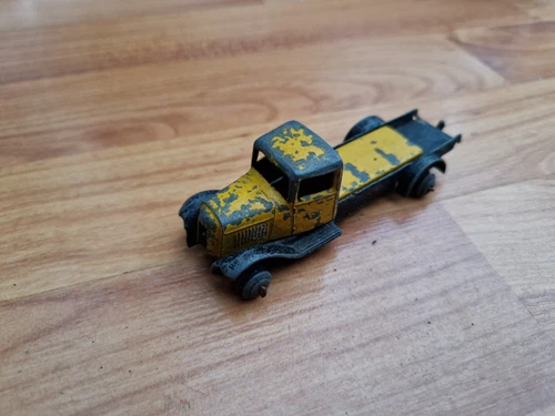 VINTAGE 1940'S DINKY TOYS 25F MARKET GARDENERS TRUCK YELLOW