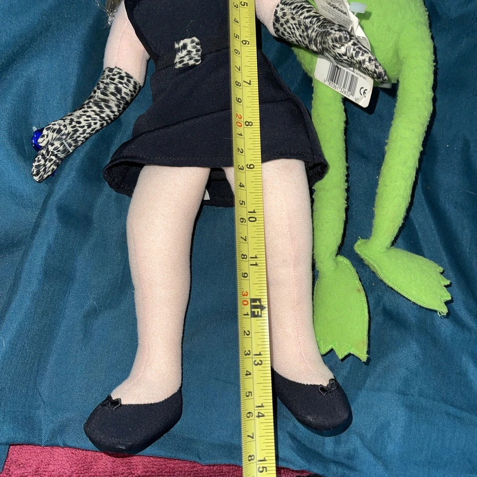 Juguete grande de peluche flexible Kermit the Frog 1 aplauso más Miss Piggy Foto 4 de 4