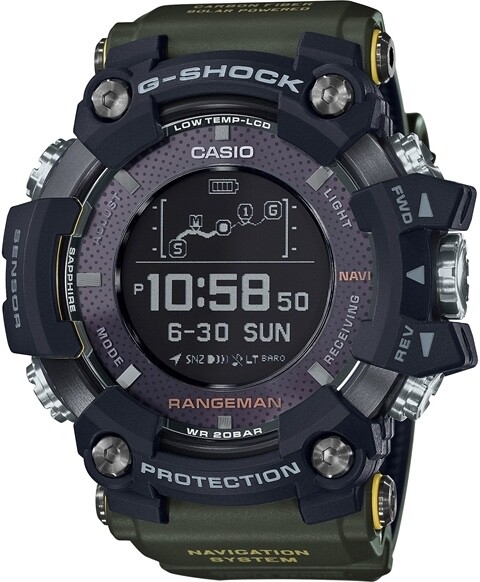 G-Shock Rangeman GPR-B1000-1B GPRB1000 green resin / carbon fiber