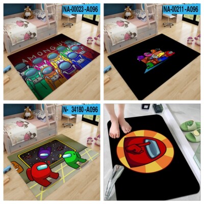 3D Among Us Teppich Kinderteppich Bodenmatte Mode Schlafzimmer Fußmatte Türmatte