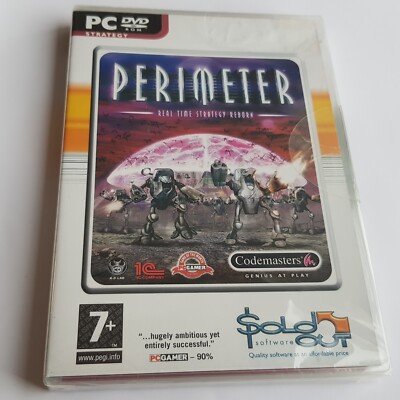 Perimeter PC Videospiel Windows 2004 Robots Codemasters Sold Out Sealed NOS
