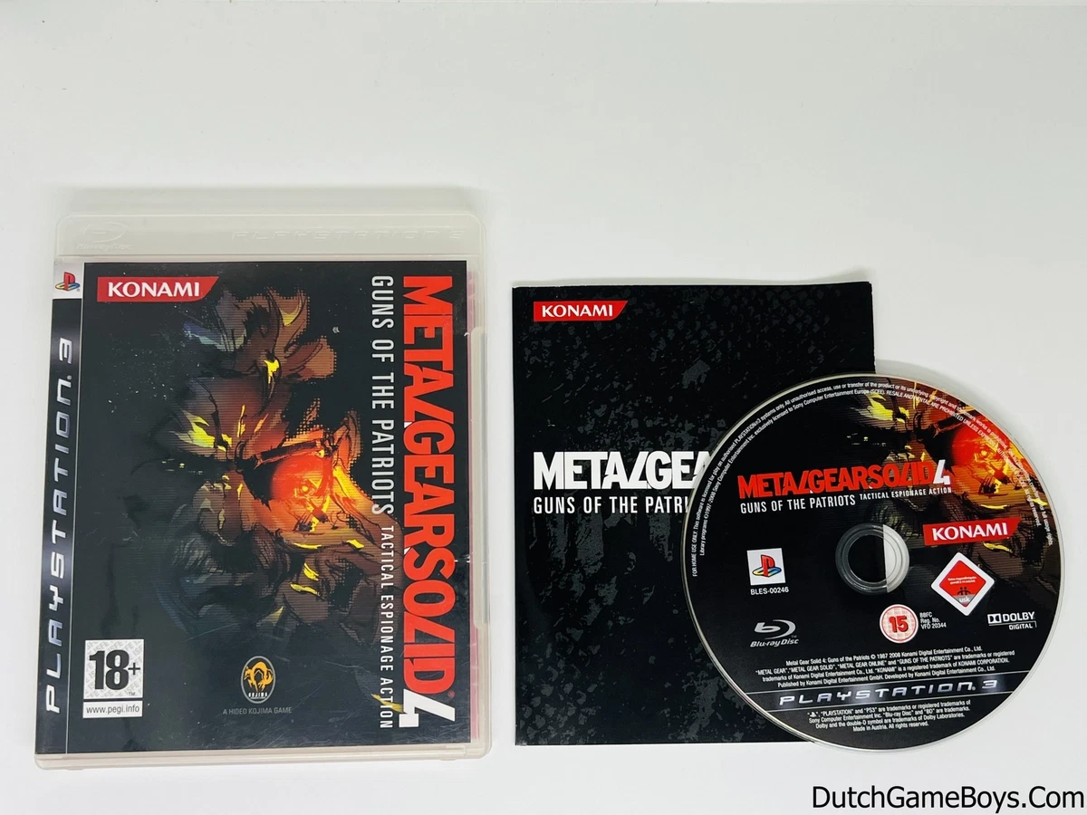 Playstation 3 PS3 Metal Gear Solid 4 Guns Of Patriots 1 eBay