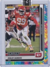 Khalen Saunders CHIEFS 2022 PANINI INSTANT AFC CHAMPIONS #256 VERSICOLOR 4/5