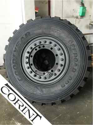 365/85R20 GOODYEAR ORD MIT HUTCHINSON ALUFELGE 20X10_MAN_KAT_UNIMOG_MAGIRUS