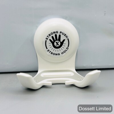 SlipX Solutions Patented On The Dot Power Lock Suction Cup Hook, Razor Holder
