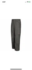 Red Cap Industrial Cargo Pants Grey Men's Work Tag 34x36.