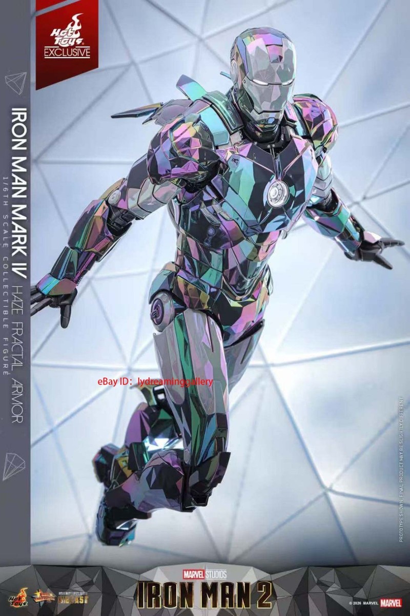 Hot Toys MMS855-D79 Iron Man Mk4 Haze Fractal Armor 1/6 Limited