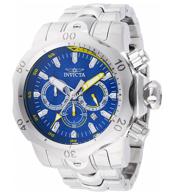 Invicta Venom Mutant Men's 54mm Ocean Blue Dial Quartz Chronograph Watch 47905