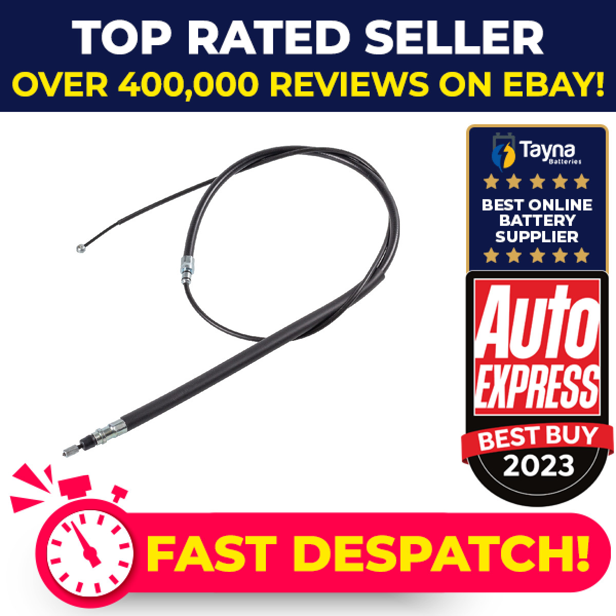 Handbrake Cable Rear Left or Right 170921 Febi Hand Brake Parking 34406760444