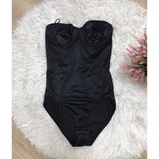 De colección 2002 Y2k Victorias Secret Body Faja CUERPO ADELGAZANTE Modelador Negro 34B/SM