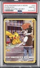 2019 POKEMON SUN & MOON COSMIC ECLIPSE SECRET #241 FULL ART/PIKACHU PSA 10