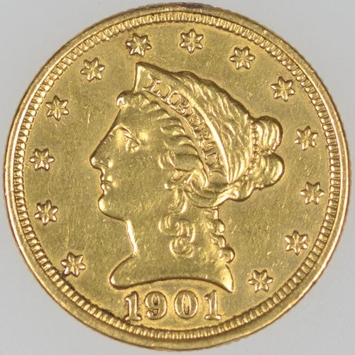 1901 Liberty Quarter Eagle — photo from the most recent tracked eBay sale