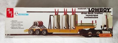 AMT MATCHBOX Low Boy Trailer 1:25 Modellbau LKW Auflieger Sammlerstück