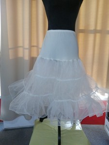 Full knee length double tulle lined petticoat (S/M)