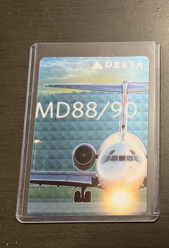 Delta Airlines Aircraft Trading Card #48 MD 88/90 2016