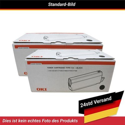 Okidata Type C4 Toner Black 2 Pack