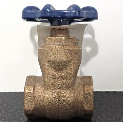 NIBCO T29 3/4'' Bronze Gate Valve, FNPT, CWP 200 psi @ 200 Deg. F Female Threads