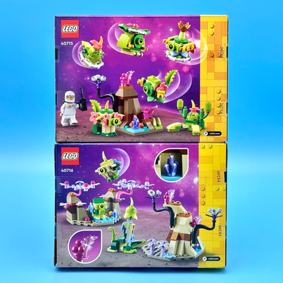 LEGO Space Alien Pack & Planet Habitat + Classic White Minifigure