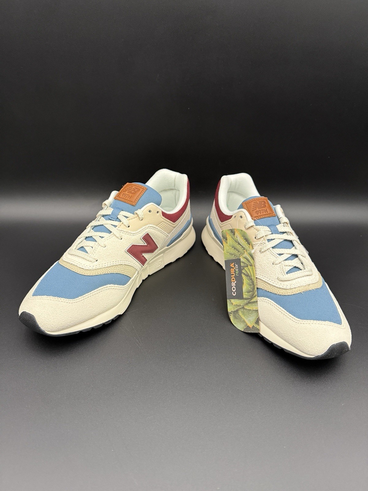 New Balance 997H Beige Shoreline Blue Men's Shoes Sneakers CM997HNL thumbnail 8