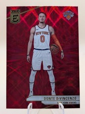 2023-24 Donruss Elite Basketball Donte DeVincenzo card International #192 Knicks