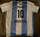 lionel messi signed jersey #10 Argentina Size Large NEW FIFA Soccer