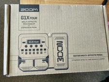 New Zoom G1X Four Multi-Effects Processor Electric Guitar with Expression Pedal
