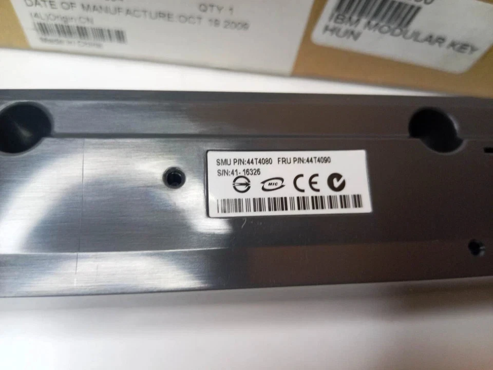 IBM MODULAR KEY HUN KEYBOARD IRON GRAY MODULE IBM P/N : 44T4080 POS EQUIPMENT - Image 4 of 4