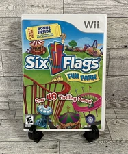 Six Flags Fun Park (Nintendo Wii) - CIB Complete w/ Manual & Insert - MINT