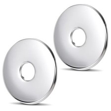 2 Pack Large Shower Arm Flange, 3.15Inch Round 2 pack - OD:3.15 in, ID: 0.84 in