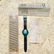 Swatch Scuba Quarz Box & Papieren Vintage Anfang 2000