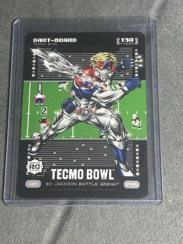 2026 Bo Jackson Battle Arena Tecmo Bowl Jaxson Dart Dart-Board Steel Base Rookie