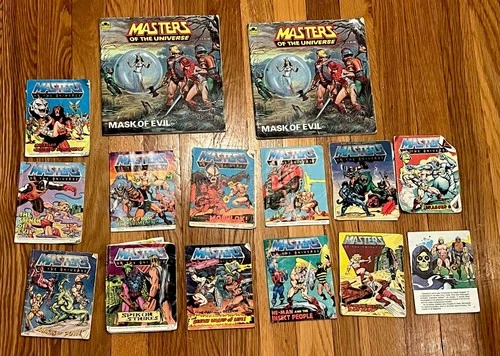 Vintage Masters of Universe Mini-Comic Lot (16) – MOTU Pack-In Comics + Bonus