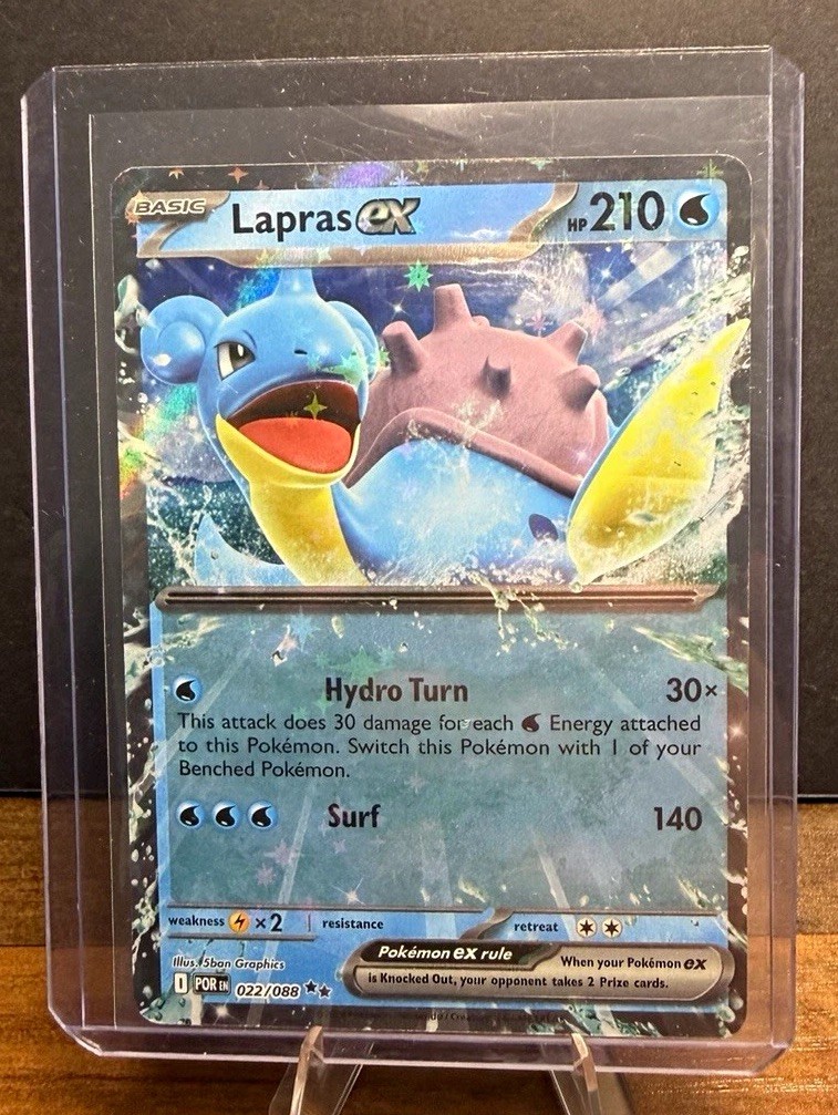 Pokemon TCG Lapras EX 022/088 BREAKpoint Ultra Rare Holo 210HP Eng 2016