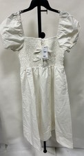 ASTR The Label Bow Front Dress- Off White - Size XL